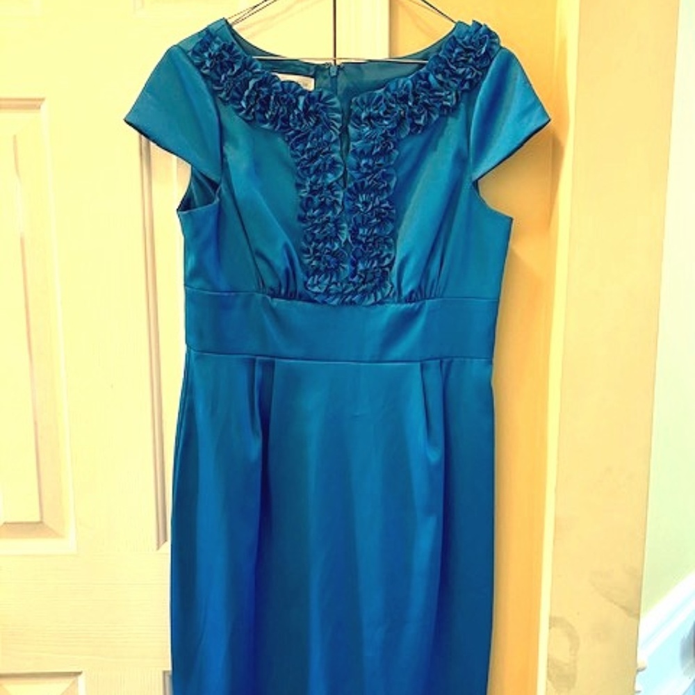 London times Sleeveless Blues Dress